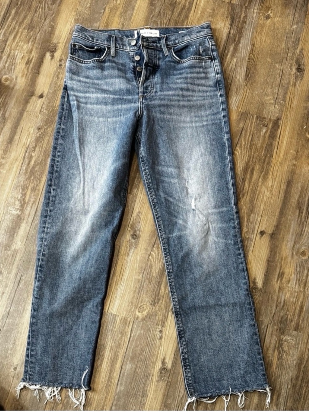 Denim Forum The Arlo High Rise Straight